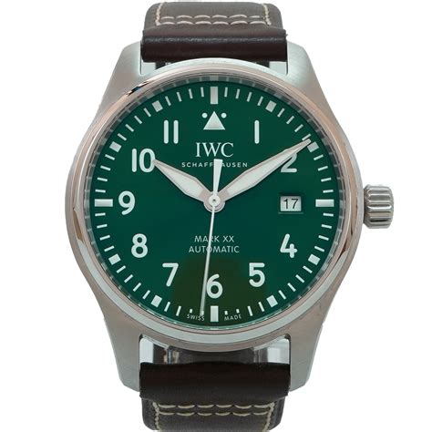 iwc mark xx green dial.